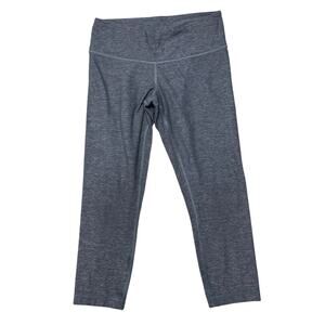 Lululemon Super Soft Align Capri Length Leggings SZ 6 Heathered Gray EUC
